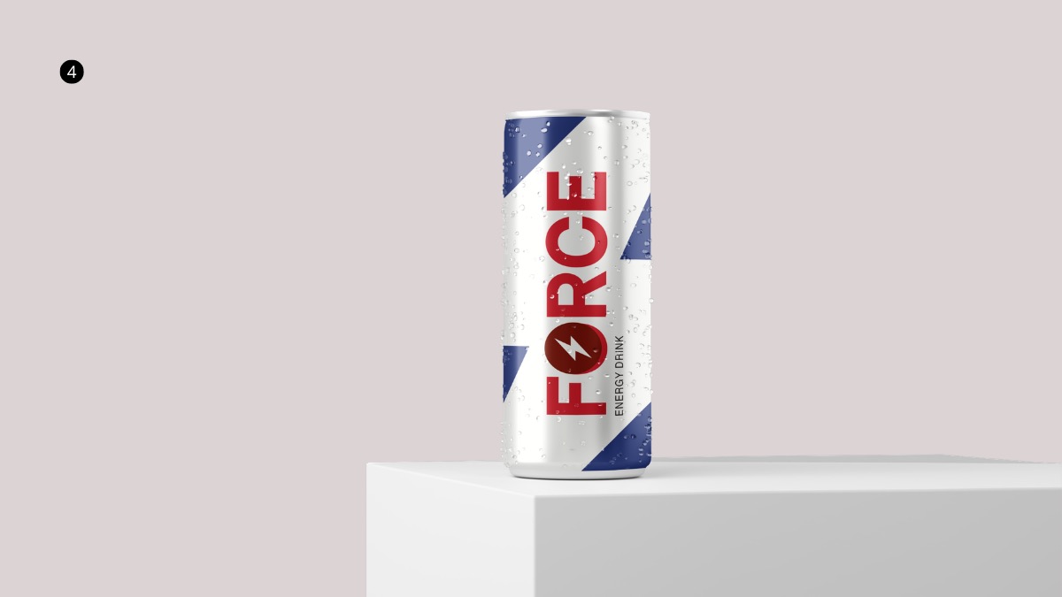 Force Energy Drink, portfolio frame 10