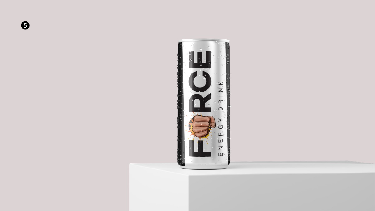 Force Energy Drink, portfolio frame 12