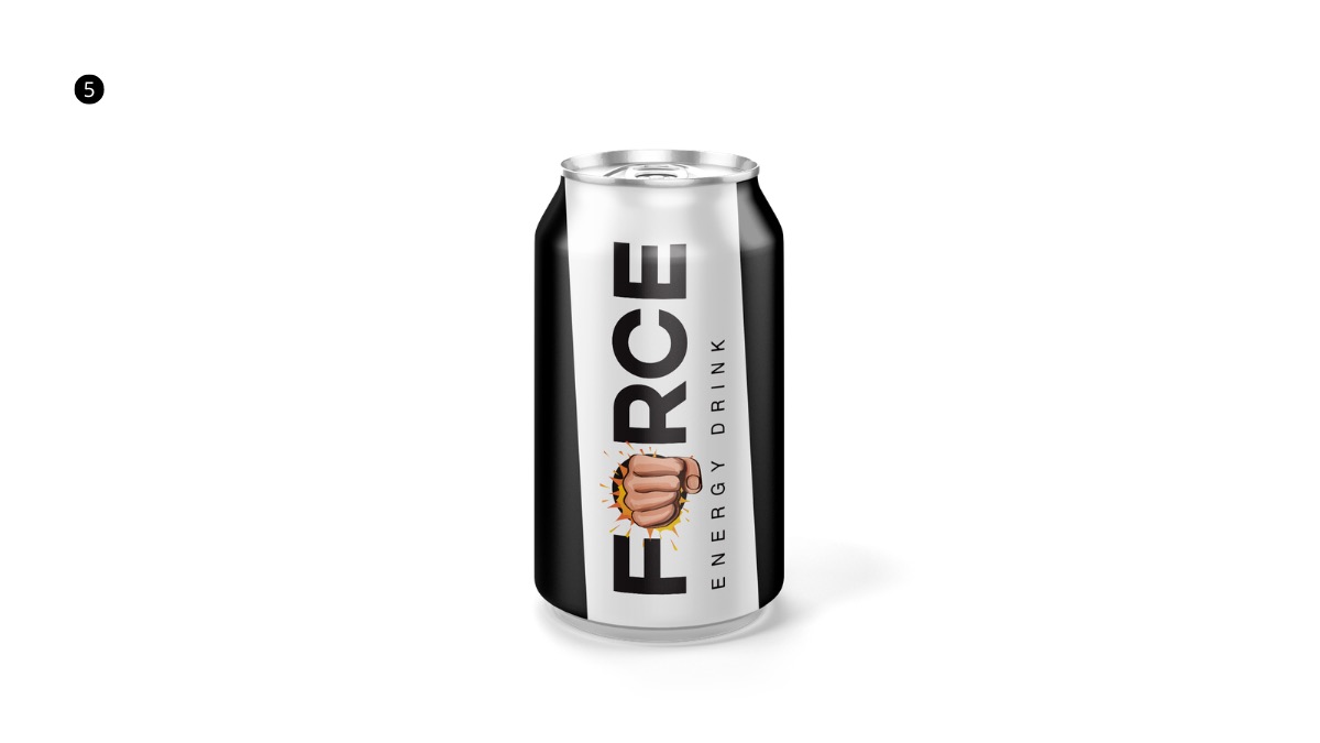 Force Energy Drink, portfolio frame 13