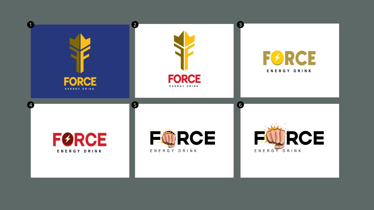 Force Energy Drink, portfolio frame 18