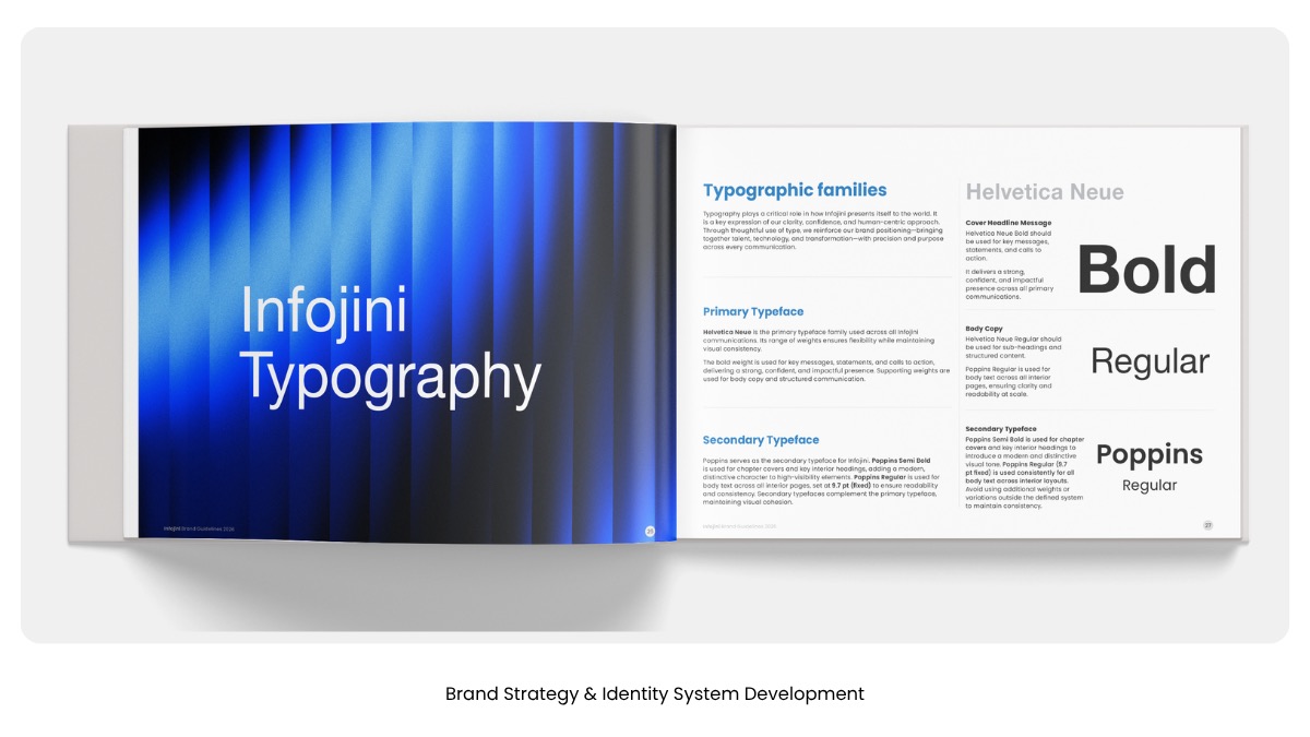 Infojini Brand Transformation, portfolio frame 10