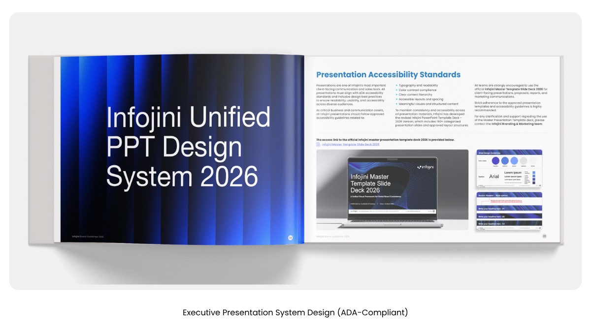 Infojini Brand Transformation, portfolio frame 12