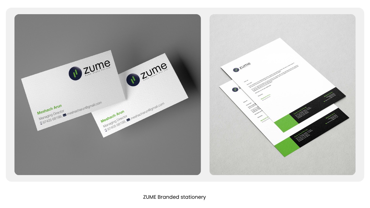 ZUME Coaching Identity, portfolio frame 3