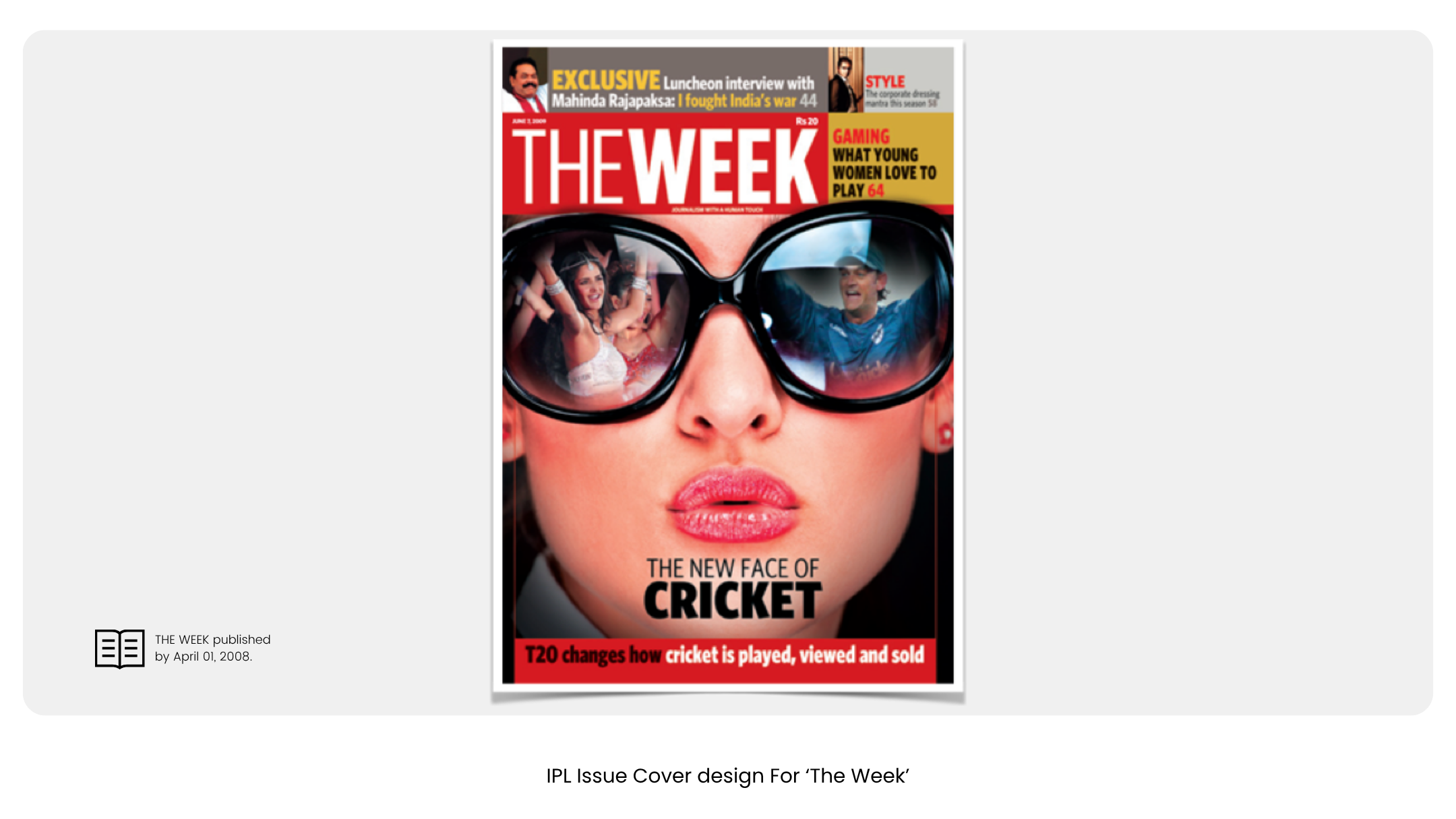 News Magazine Design, portfolio frame 3
